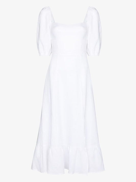 Belgium Linen Midi Dress
