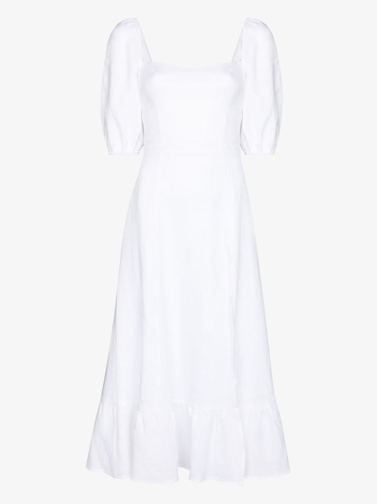 Belgium Linen Midi Dress