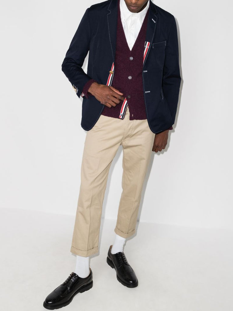 Classic Sport Rwb Single-breasted Blazer
