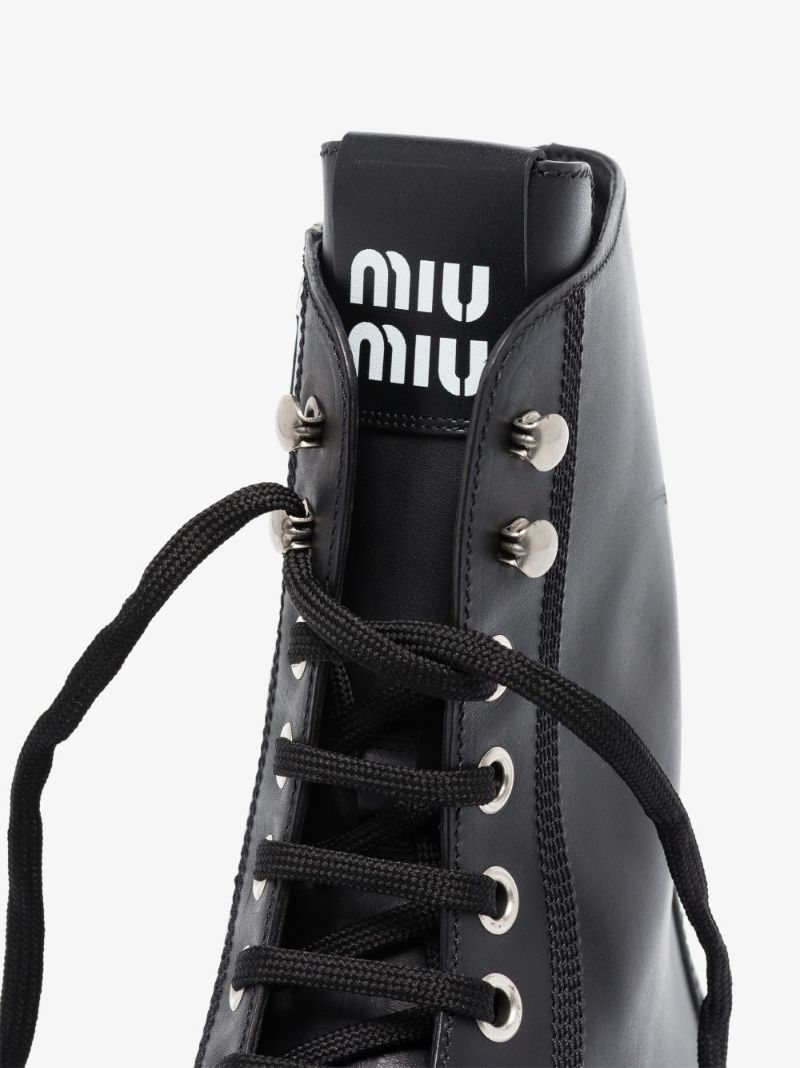 Black 45 Leather Combat Boots