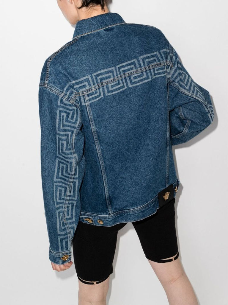 Logo Print Denim Jacket