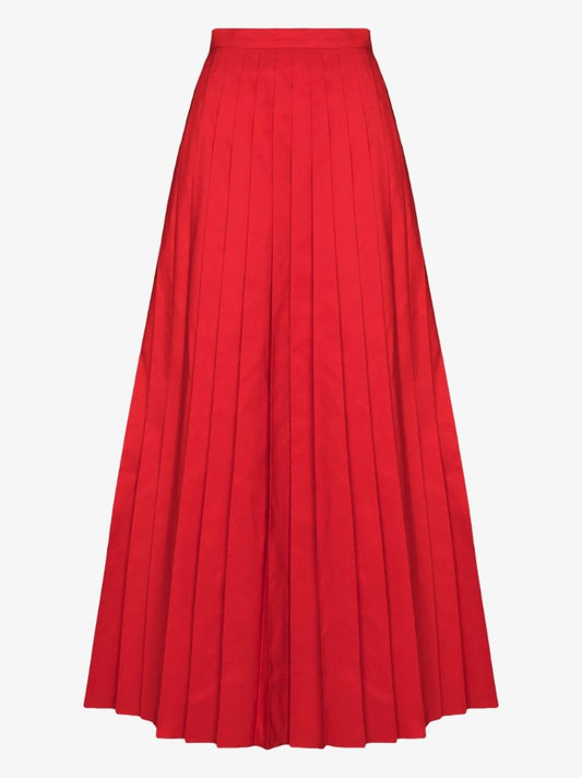 Pleated Midi Skirt