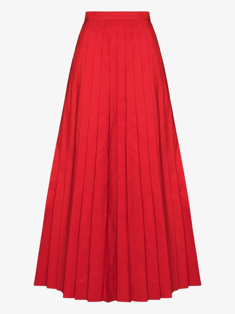 Pleated Midi Skirt