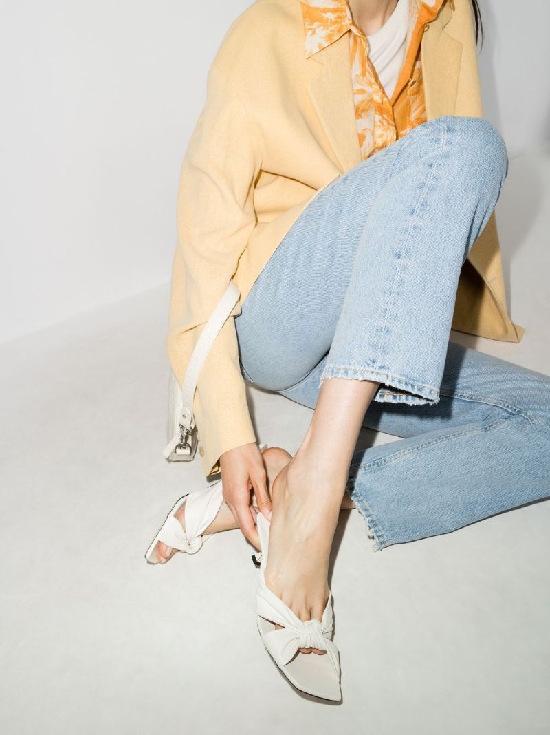 Neutral Avenue 50 Leather Sandals