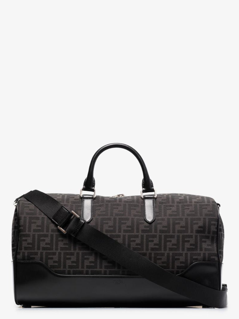 Black Ff Monogram Jacquard Holdall