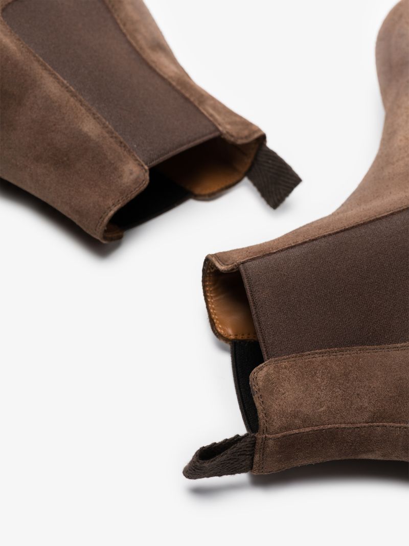 Brown Suede Ankle Boots