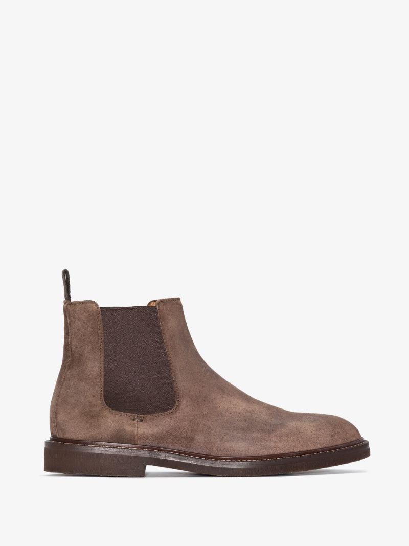 Brown Suede Ankle Boots