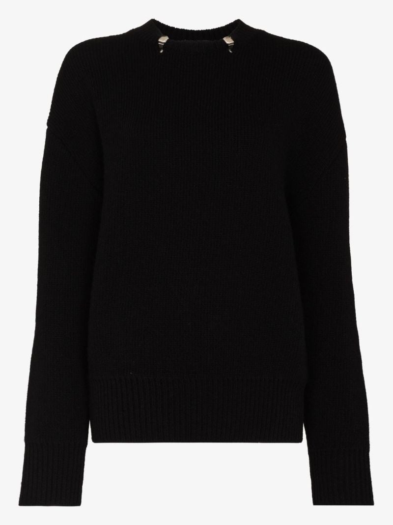 Embellished Wool Sweater
