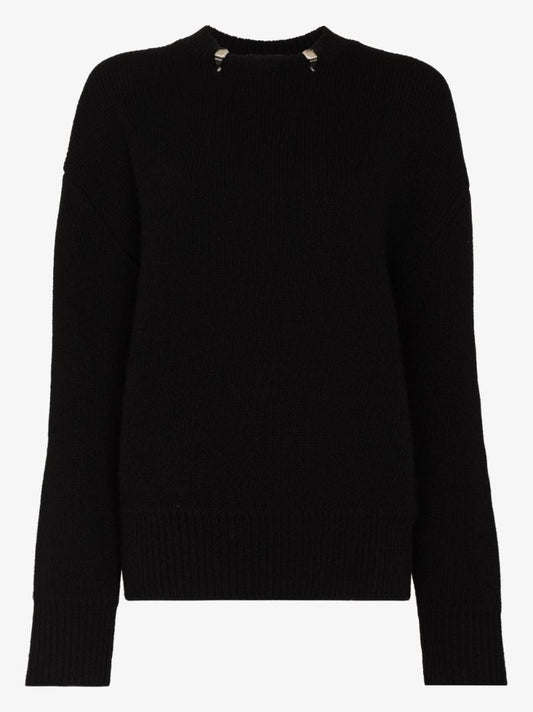 Embellished Wool Sweater
