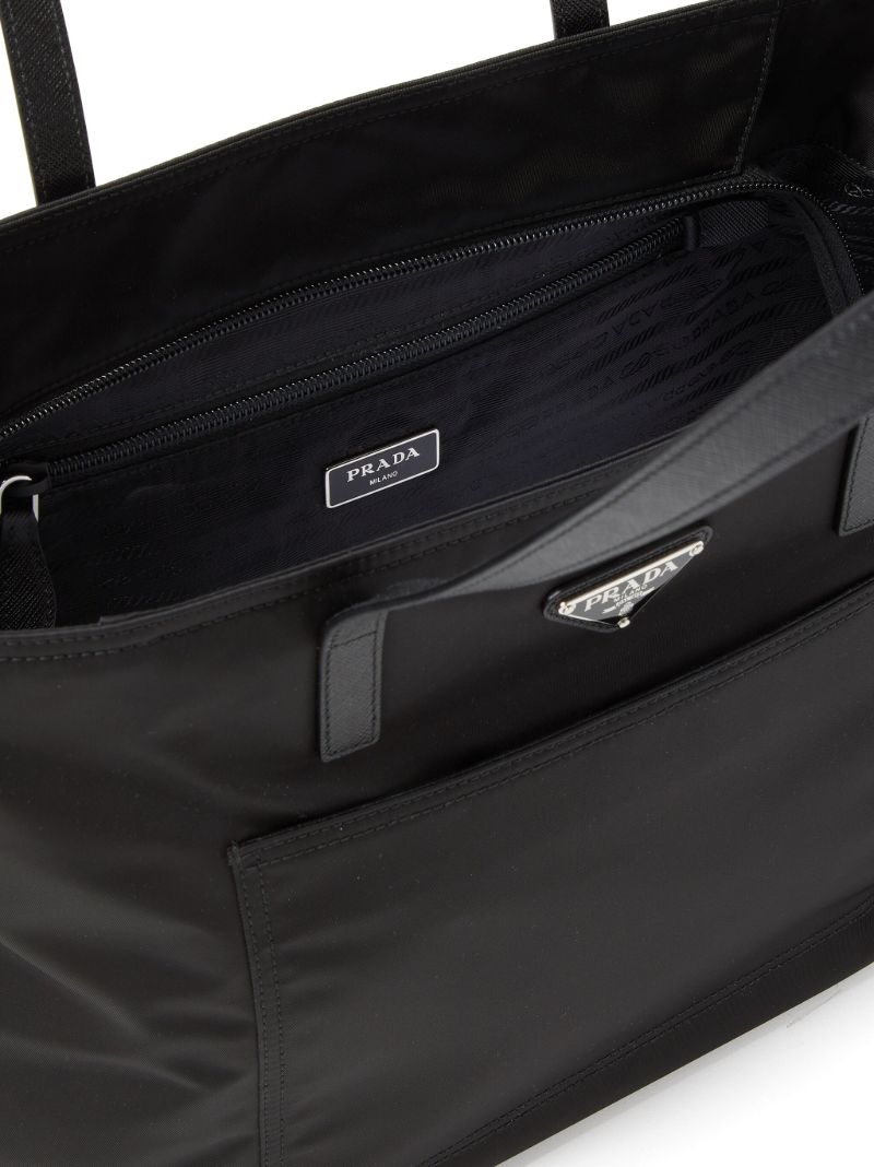 Black Re-nylon Tote Bag