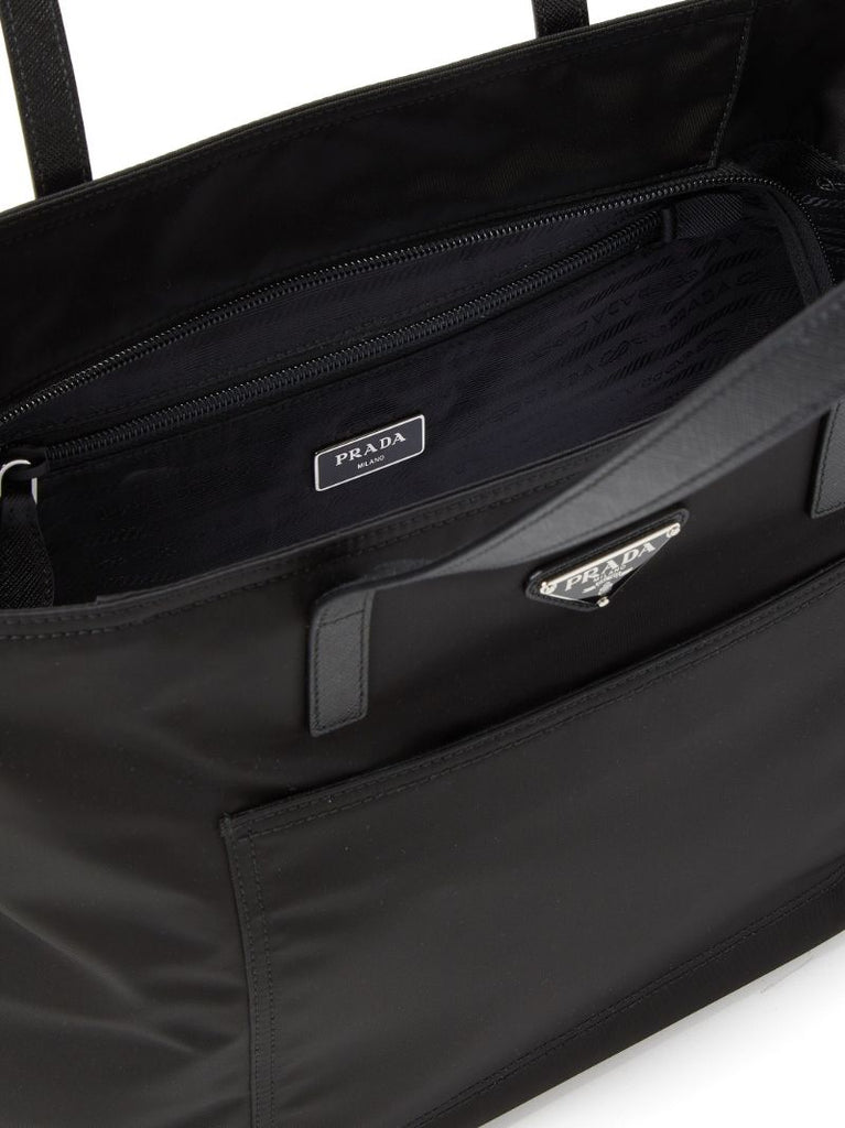 Black Re-nylon Tote Bag