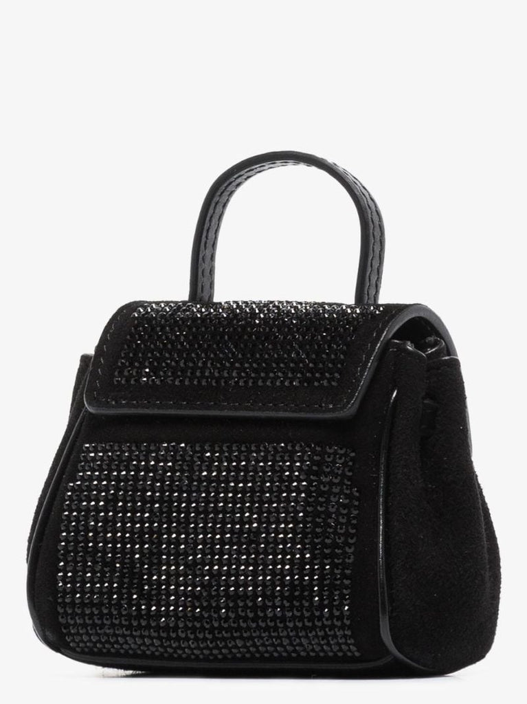 Black La Medusa Studded Leather Mini Bag