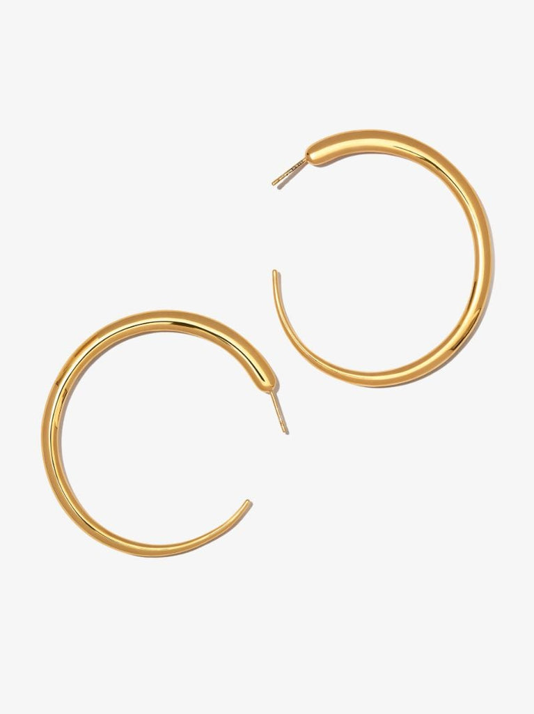 Gold Vermeil Khartoum Hoop Earrings