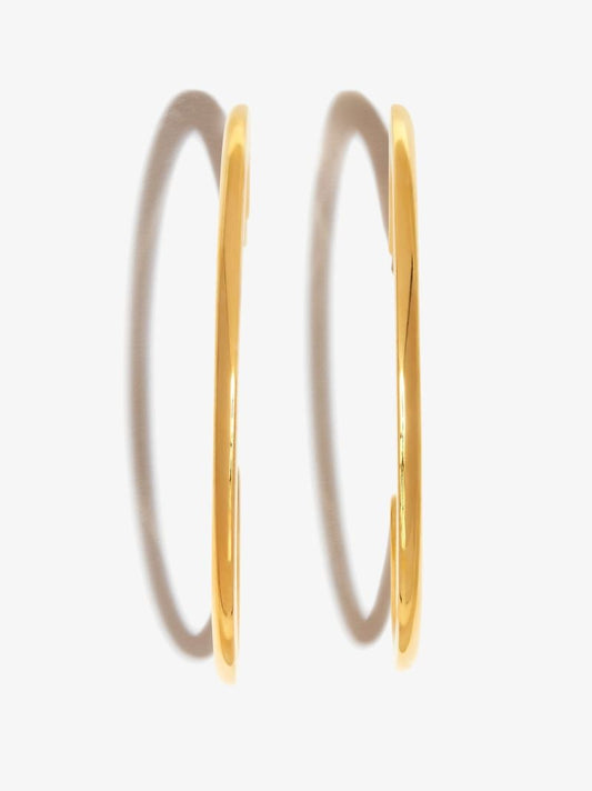 Gold Vermeil Khartoum Hoop Earrings