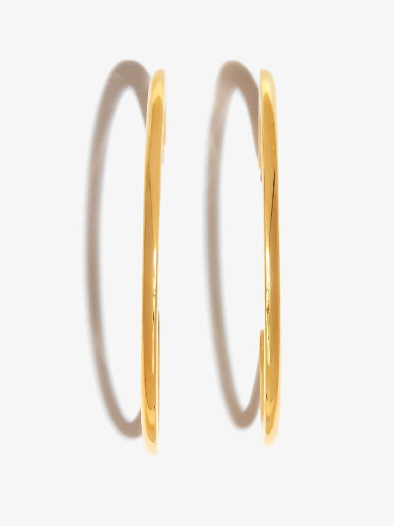 Gold Vermeil Khartoum Hoop Earrings