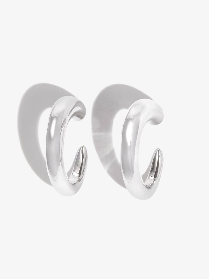Sterling Silver Tiny Khartoum Nude Hoop Earrings
