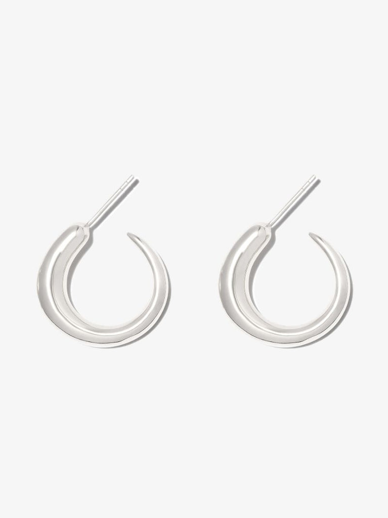 Sterling Silver Tiny Khartoum Nude Hoop Earrings