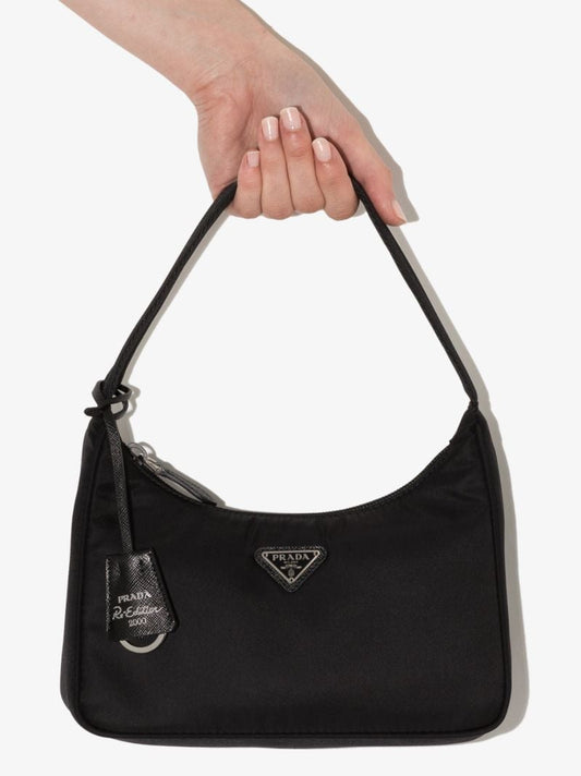Black Re-edition 2000 Re-nylon Mini Bag