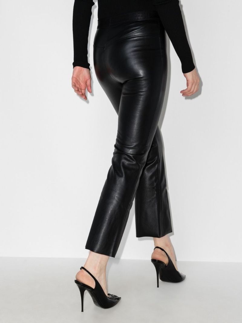 Jenna Vegan Leather Trousers