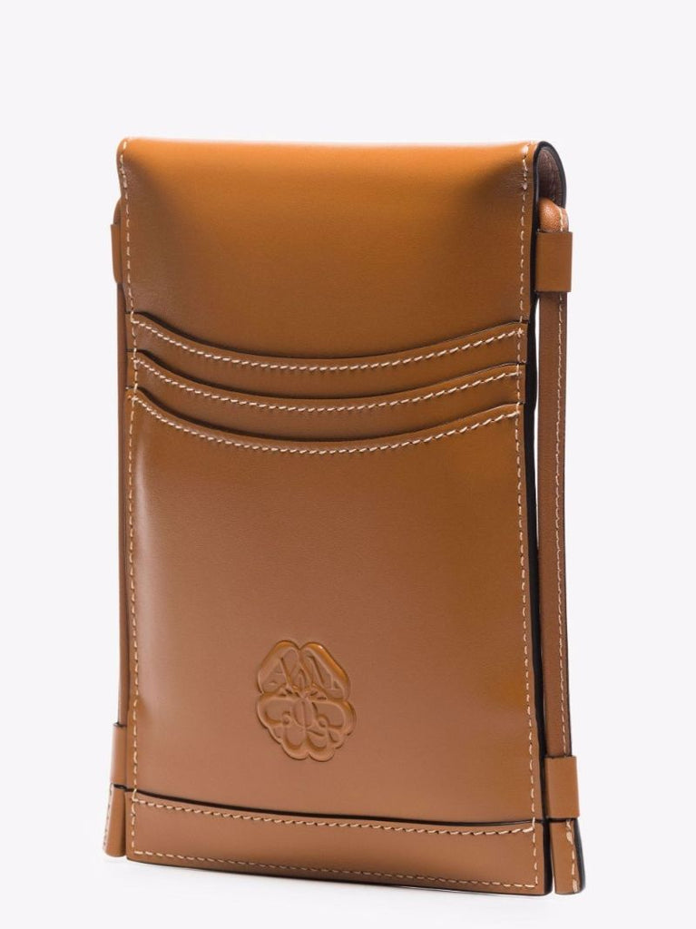 Brown the Curve Micro Leather Cross Body Bag