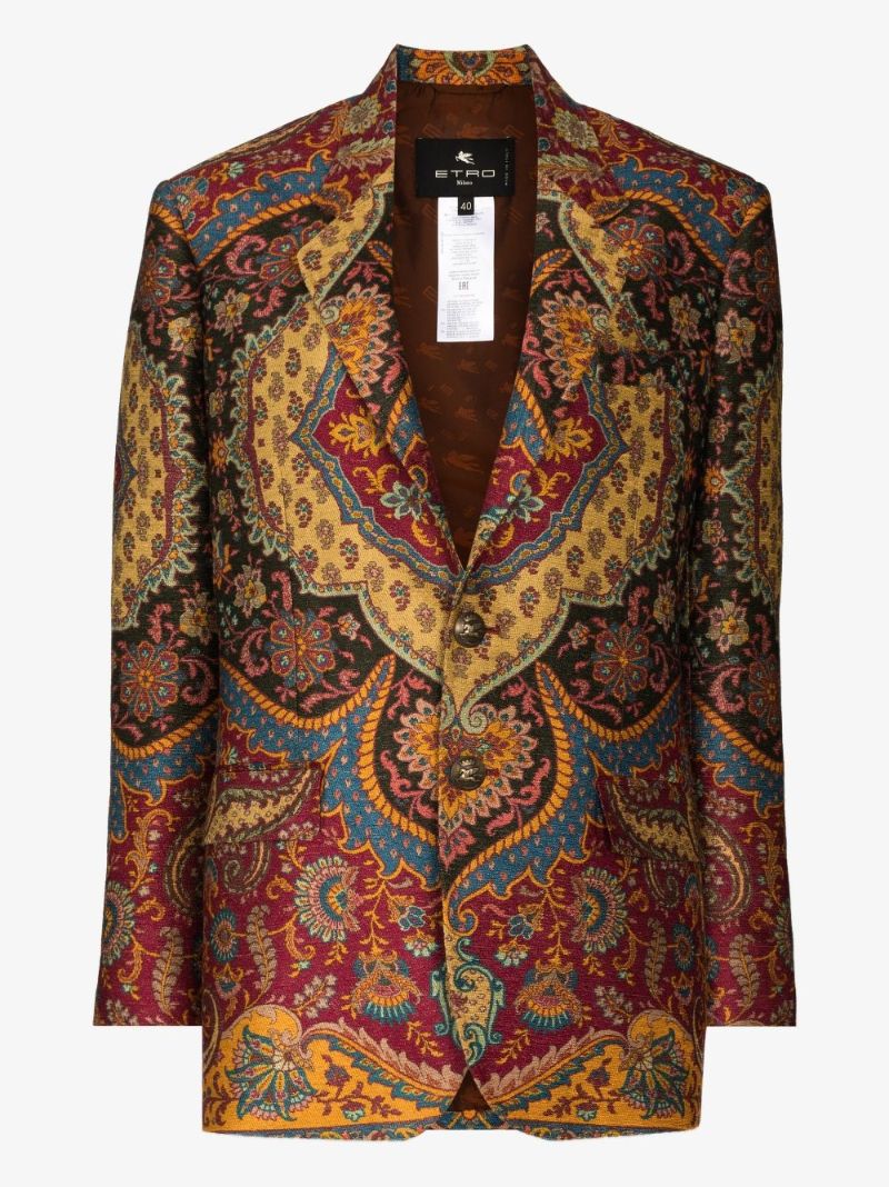 Lucille Paisley Jacquard Blazer