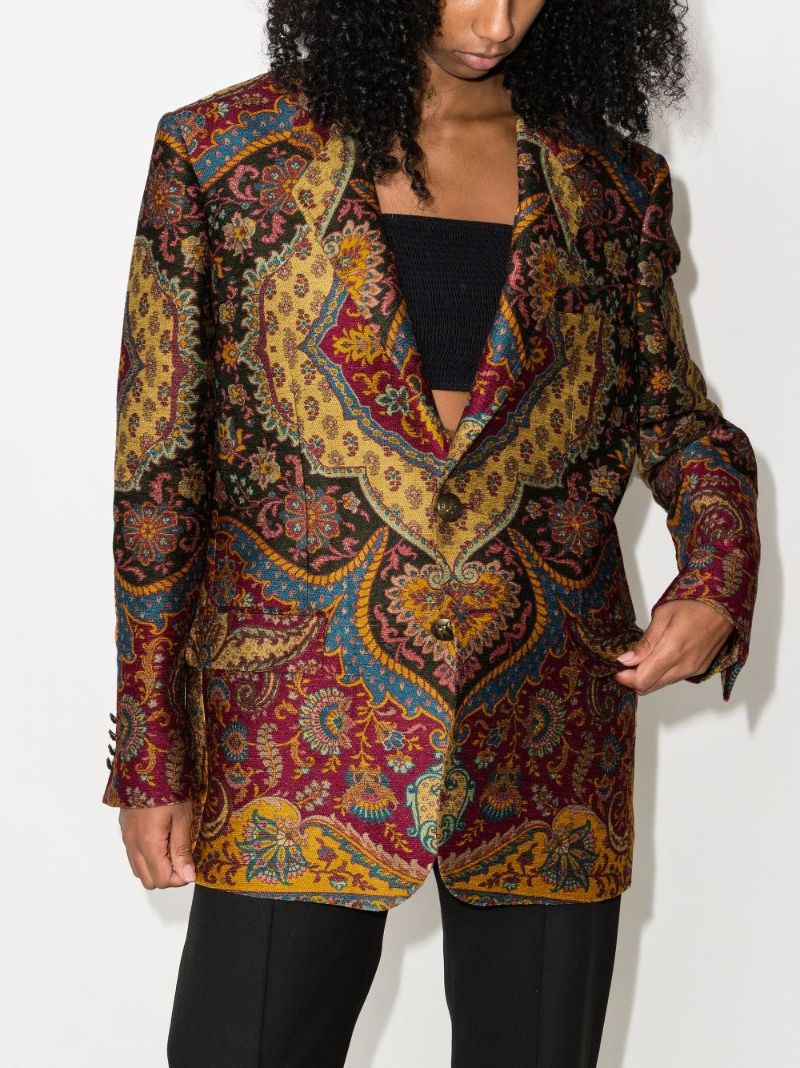 Lucille Paisley Jacquard Blazer