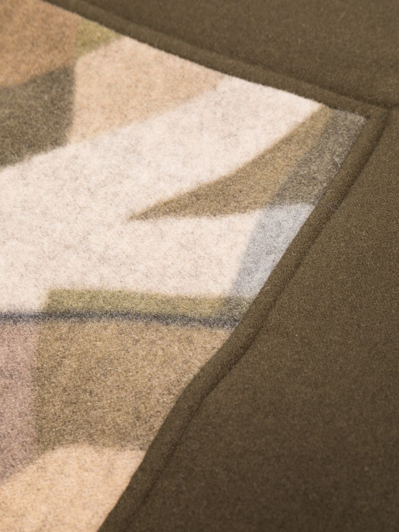 X Kaws Green Camouflage Blanket