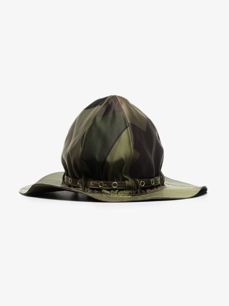 X Kaws Green Mountain Metro Camouflage Hat