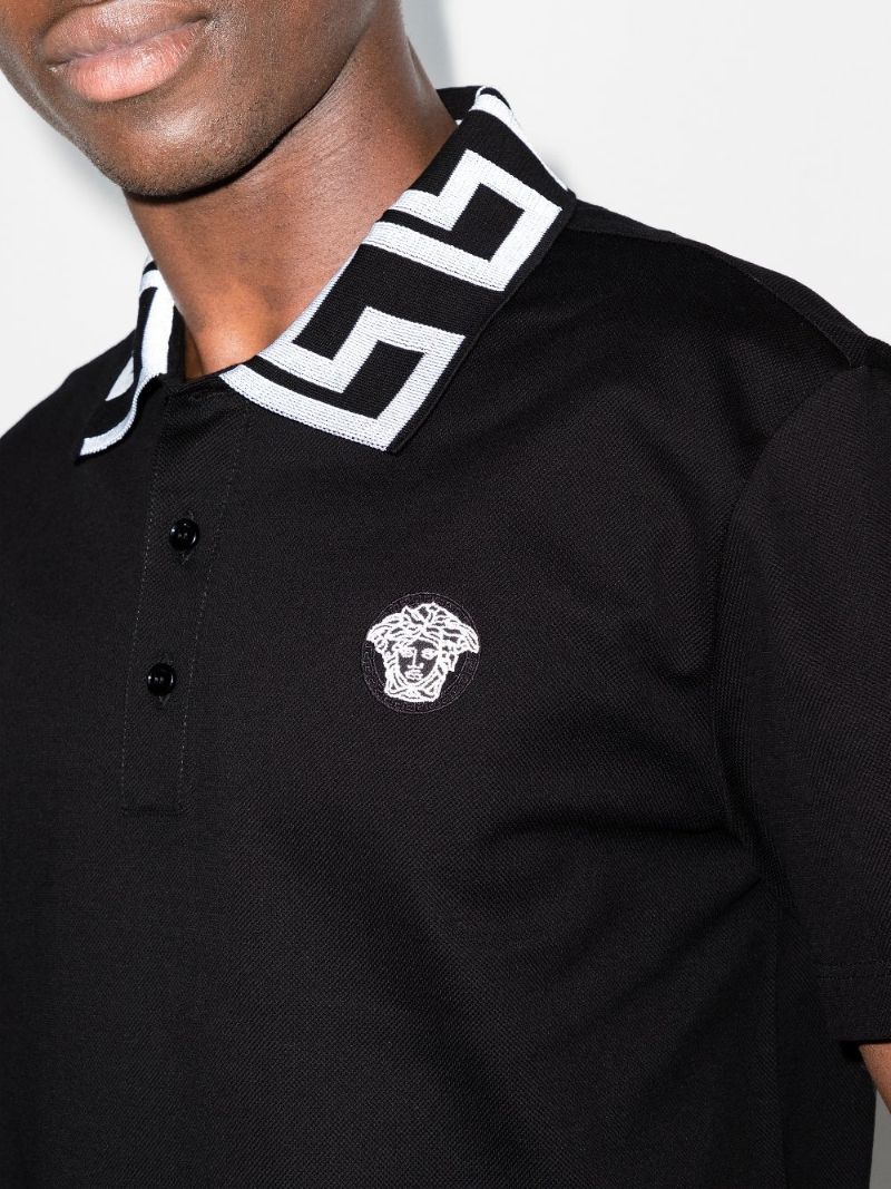 Greca Collar Polo Shirt
