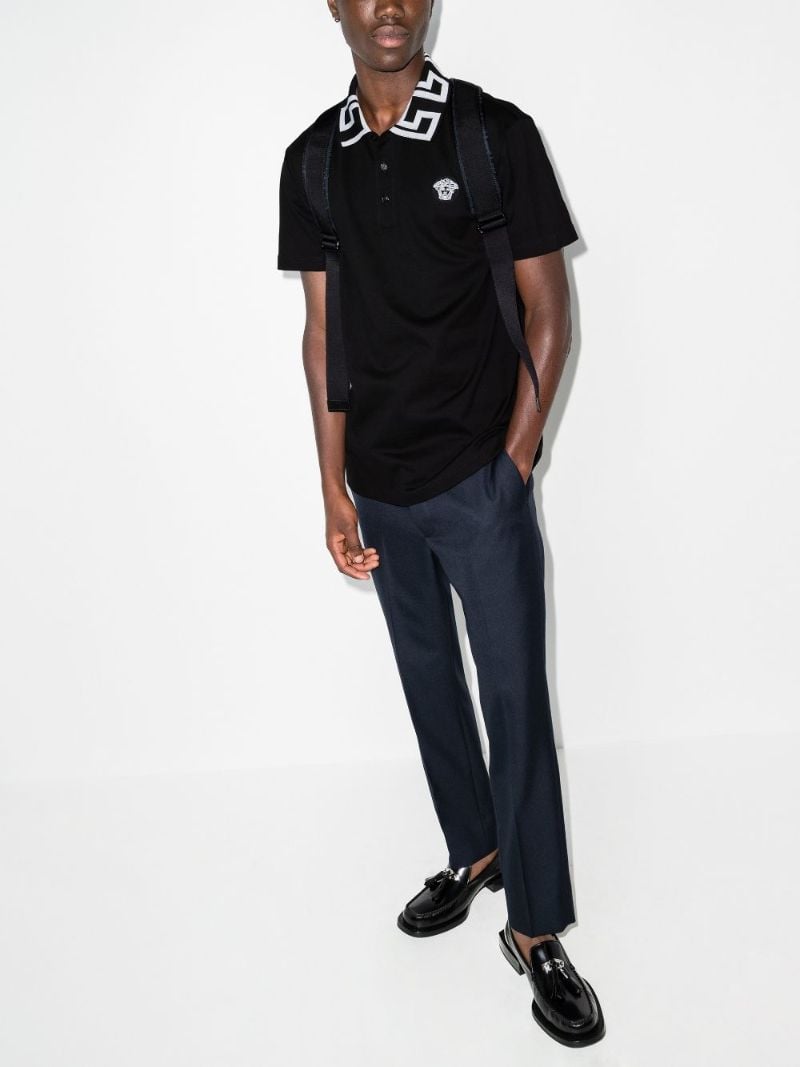 Greca Collar Polo Shirt