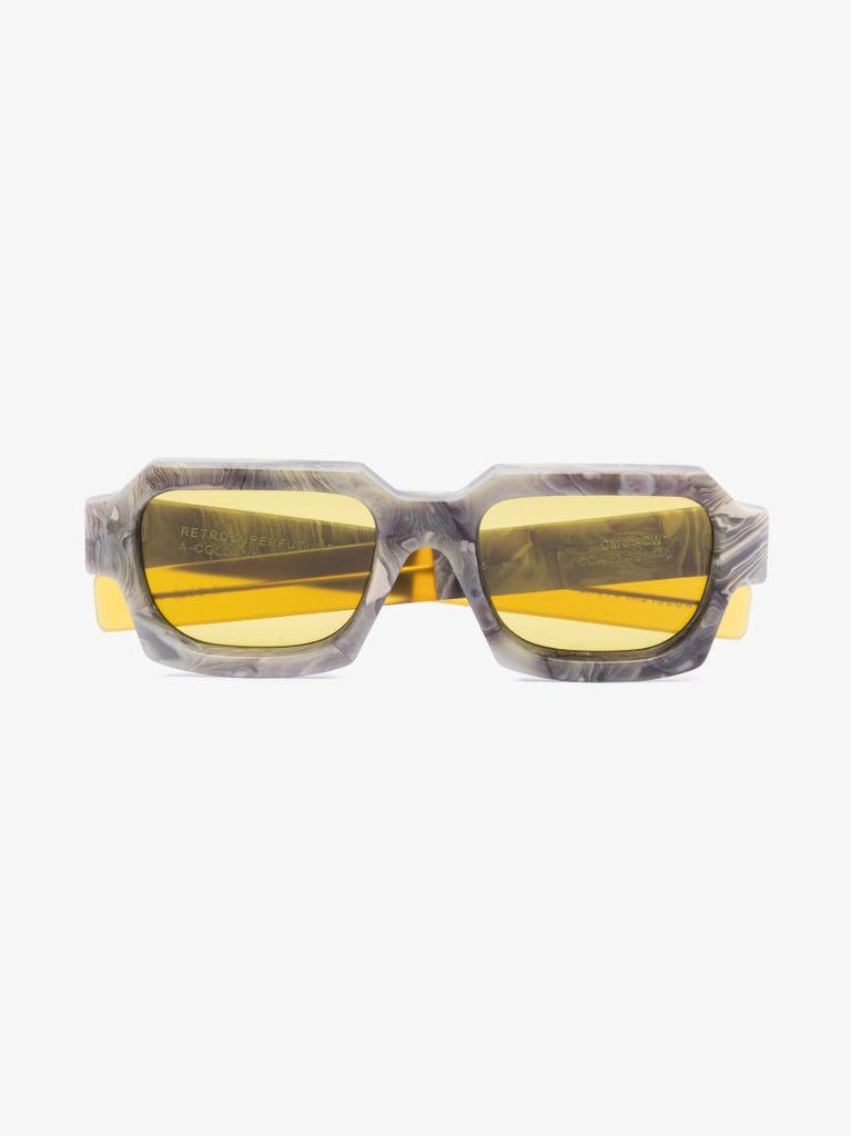 X Retrosuperfuture Grey Square Sunglasses