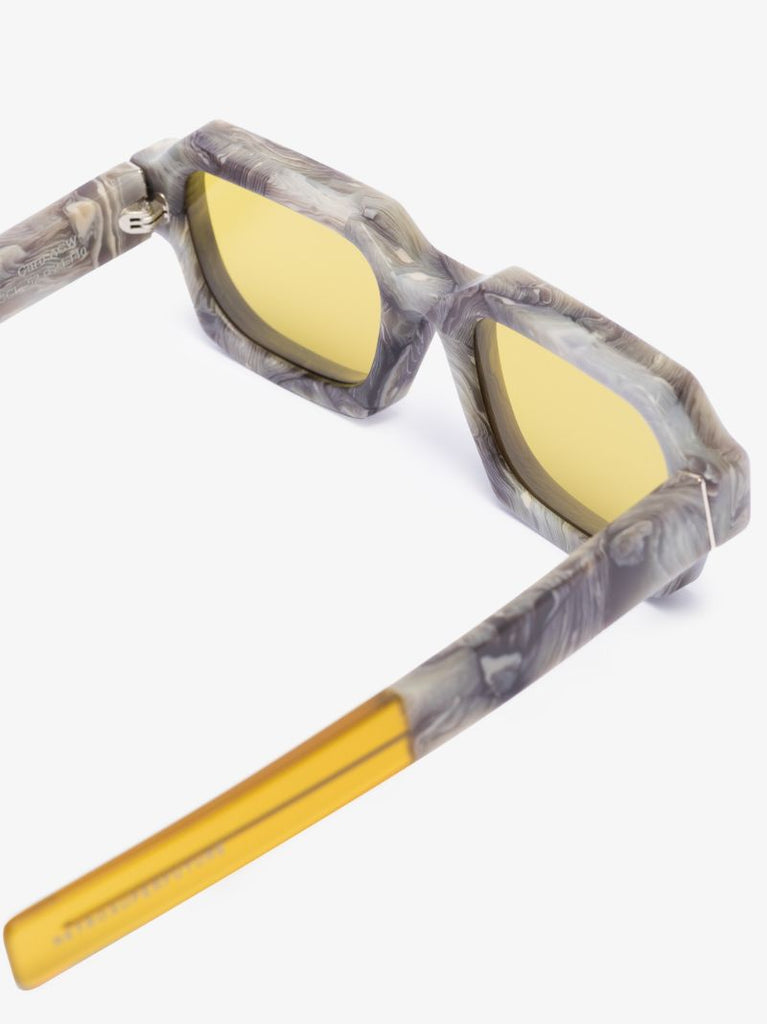 X Retrosuperfuture Grey Square Sunglasses