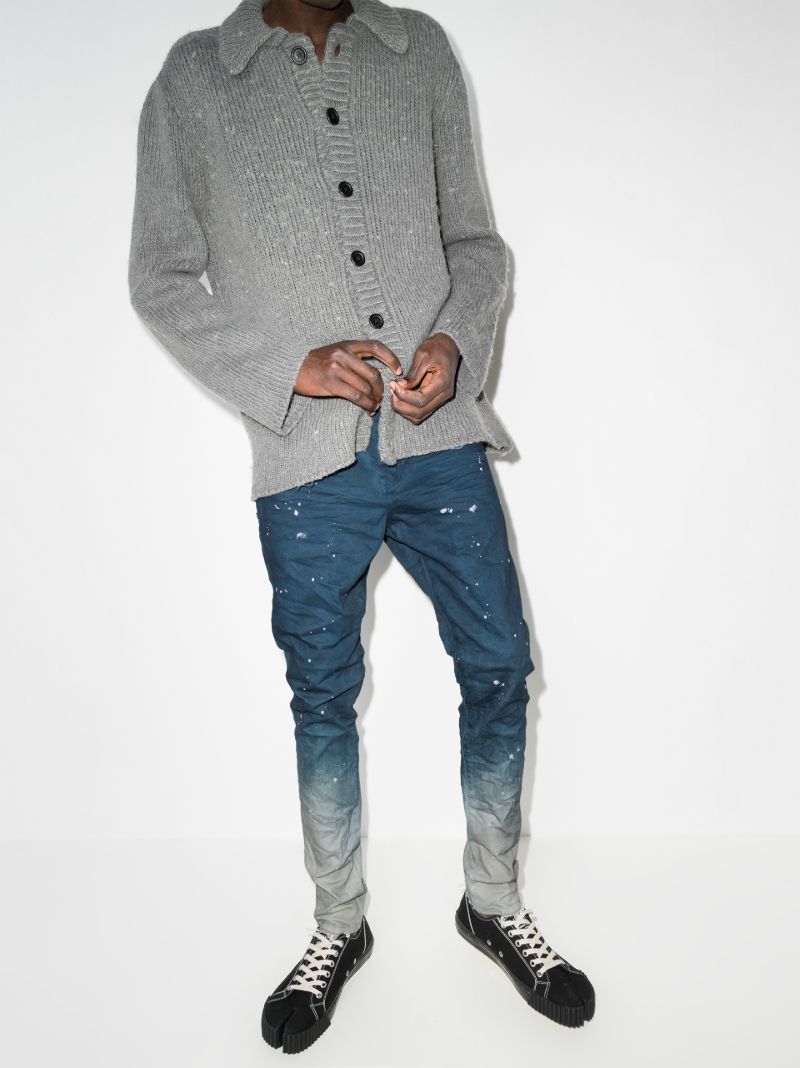 Oversprayed Slim Leg Jeans