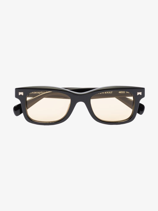 Black Square Acetate Sunglasses