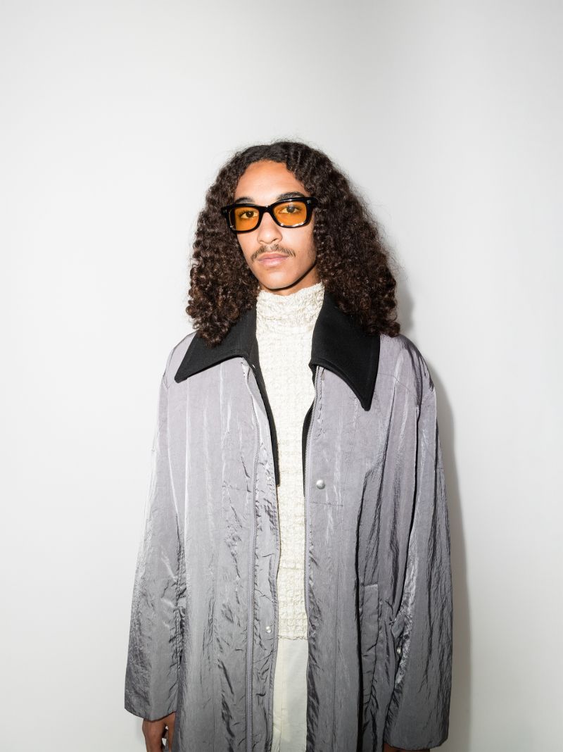 Black Square Acetate Sunglasses