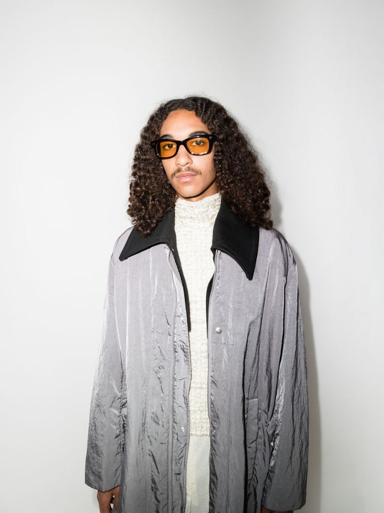 Black Square Acetate Sunglasses
