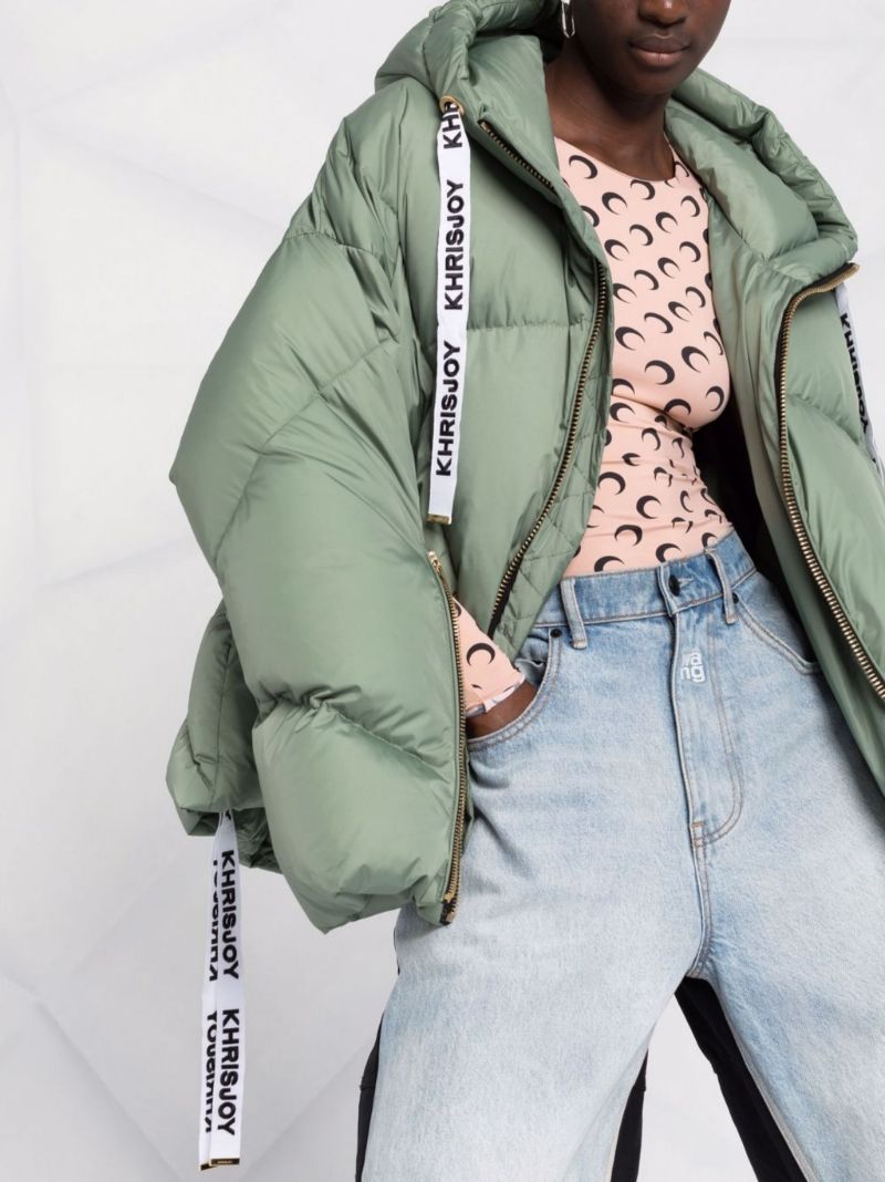 Green Iconic Puff Padded Jacket