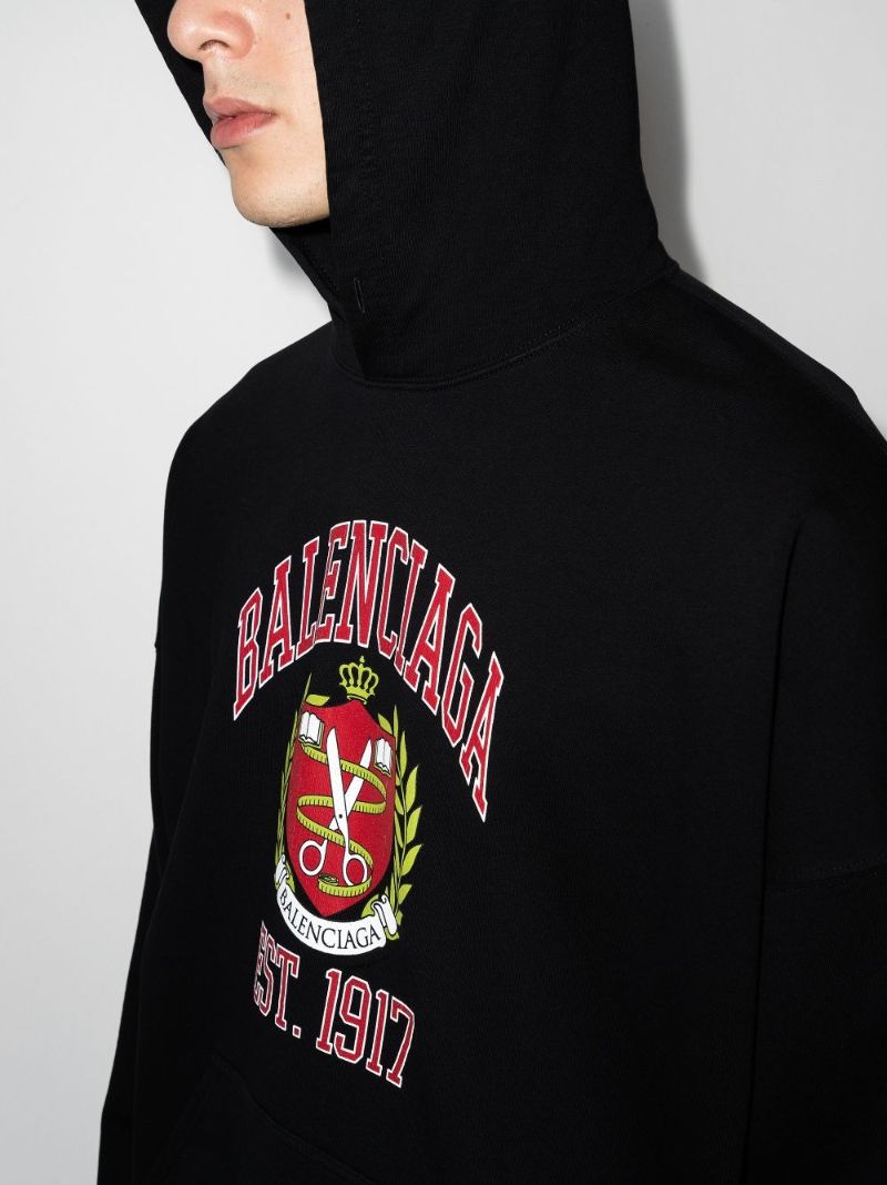 College Logo-print Hoodie