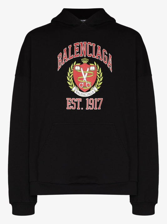 College Logo-print Hoodie