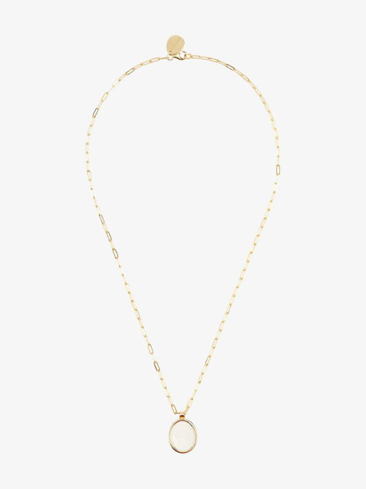 Gold-plated Cameo Pendant Necklace