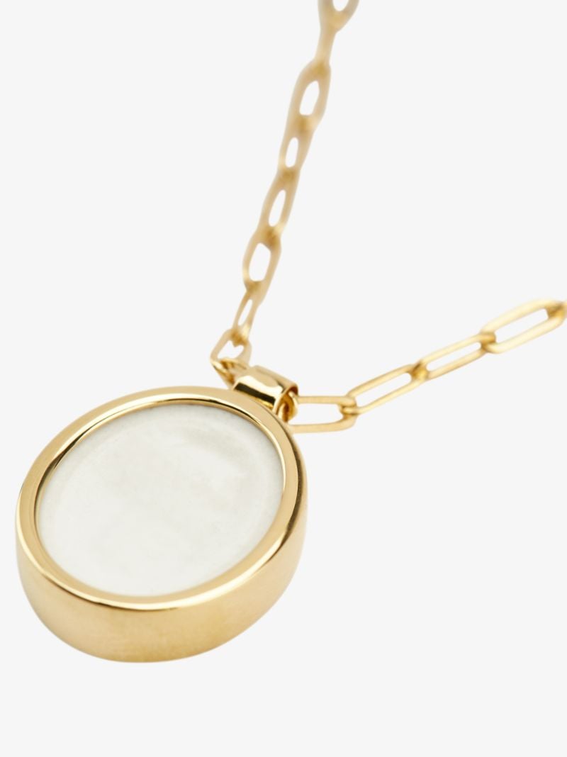 Gold-plated Cameo Pendant Necklace