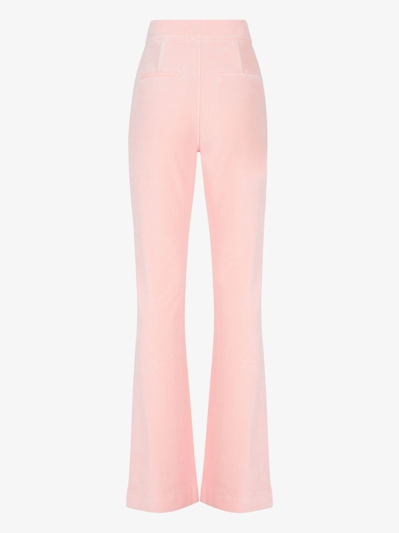 High Waist Velvet Trousers