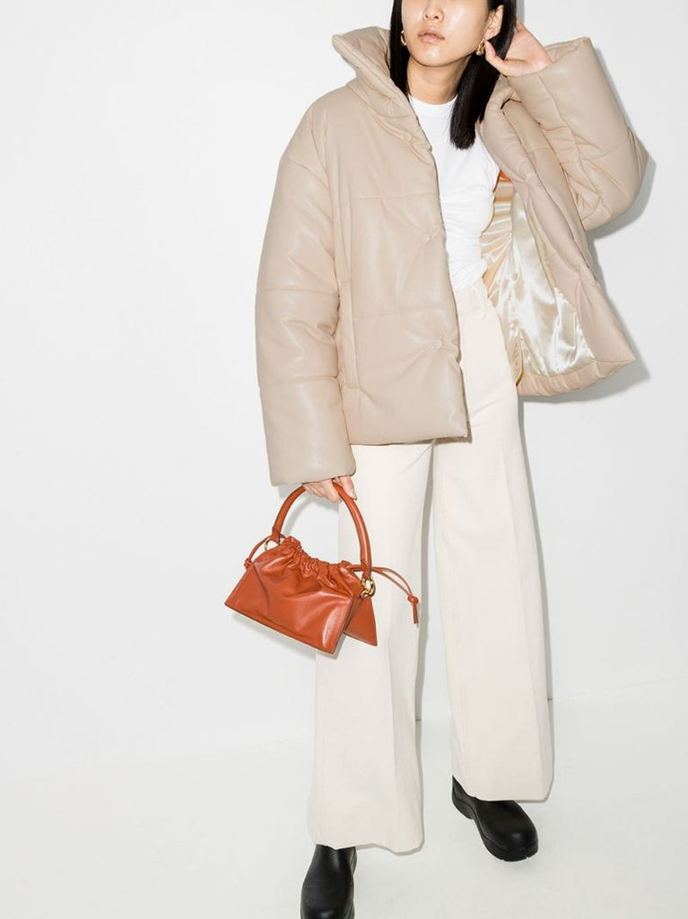 Press-stud Padded Jacket
