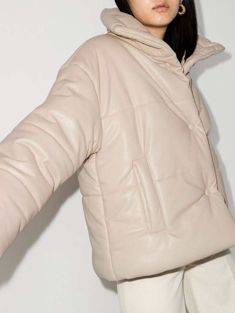 Press-stud Padded Jacket