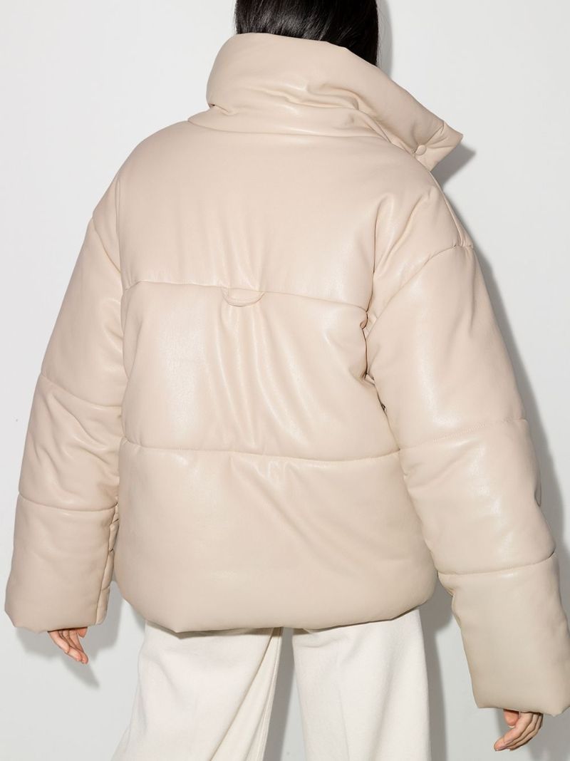 Press-stud Padded Jacket
