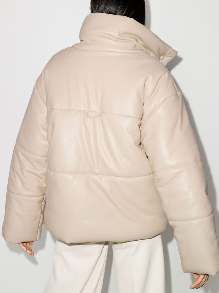 Press-stud Padded Jacket