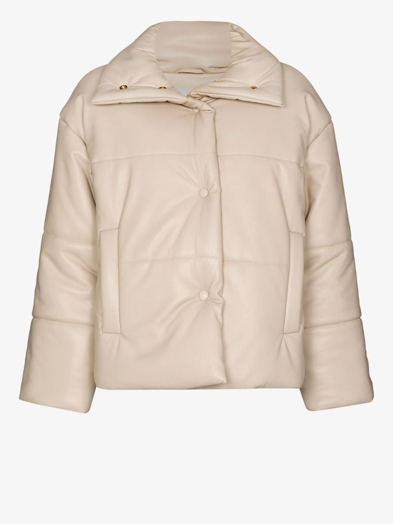 Press-stud Padded Jacket
