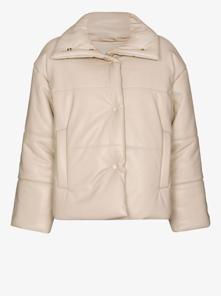 Press-stud Padded Jacket