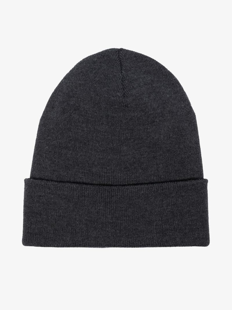 Grey Logo Wool Beanie Hat