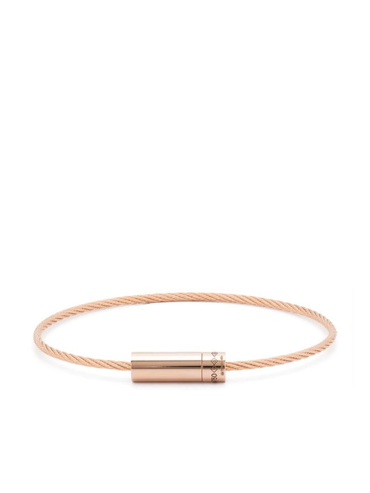 18k Rose Gold Cable Bracelet